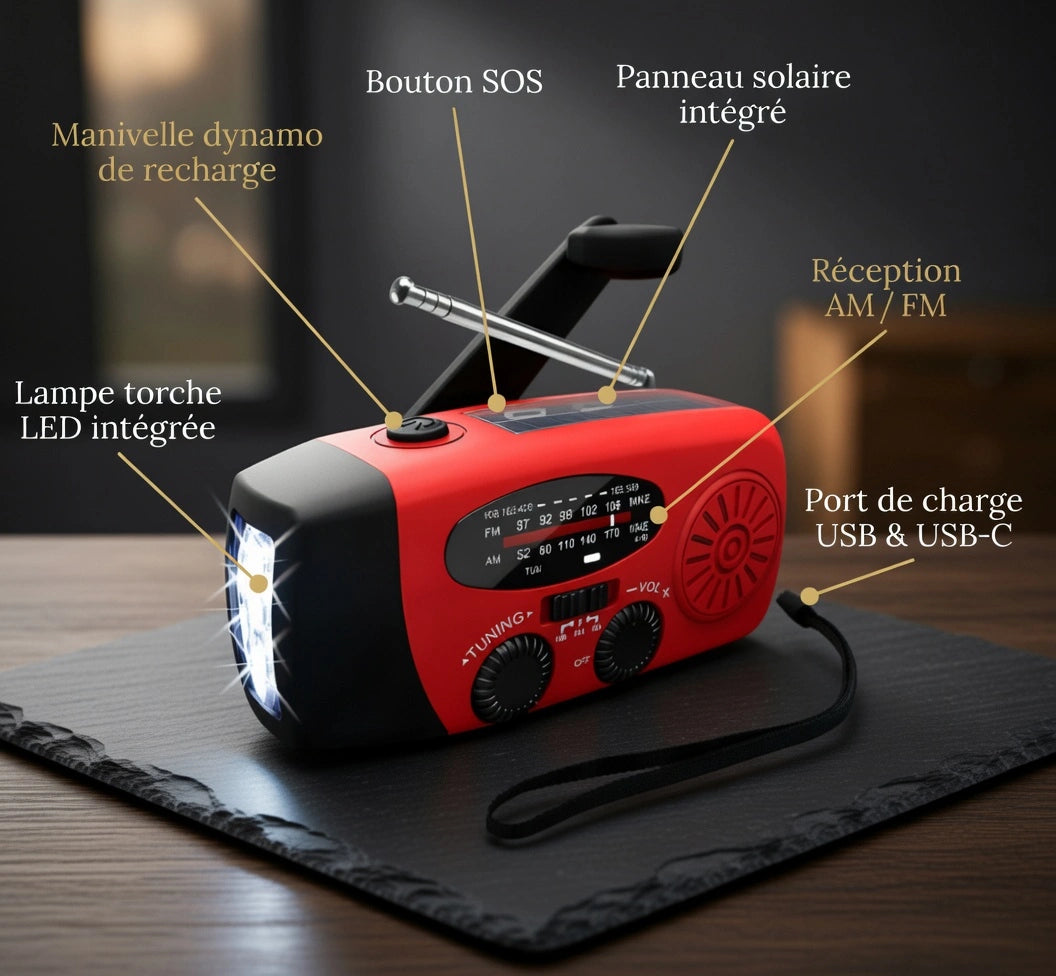 Radio d'Urgence Multifonction Zynopia