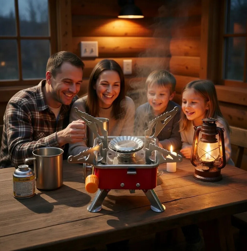 Mini Réchaud Portable Compact – Préparez un Repas Chaud Où Que Vous Soyez